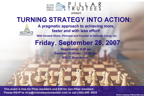 plans into actions invite